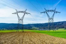 Illustration pylône électrique